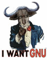 I want GNU